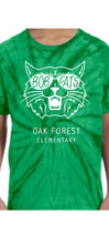Load image into Gallery viewer, *NEW* COOL BOBCAT - Green Tie Dye T-Shirt